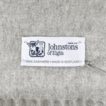 Johnstons WA000056 HA0100 WA56 Woven Stole ジョンストンズ 大判 ストール マフラー スカーフ カシミア プレーン 無地 レディース メンズ Silver