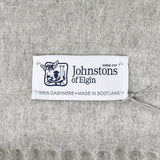 Johnstons WA000056 HA0100 WA56 Woven Stole ジョンストンズ 大判 ストール マフラー スカーフ カシミア プレーン 無地 レディース メンズ Silver