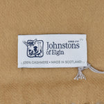 Johnstons WA000056 SB4142 WA56 Woven Stole Camel ジョンストンズ 大判 ストール マフラー スカーフ カシミア プレーン 無地 レディース メンズ キャメル