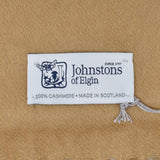 Johnstons WA000056 SB4142 WA56 Woven Stole Camel ジョンストンズ 大判 ストール マフラー スカーフ カシミア プレーン 無地 レディース メンズ キャメル