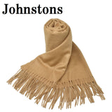 Johnstons WA000056 SB4142 WA56 Woven Stole Camel ジョンストンズ 大判 ストール マフラー スカーフ カシミア プレーン 無地 レディース メンズ キャメル