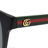 国内正規品 GUCCI SUNGLASSES ASIAN FIT GG0715SA 001 GREY BLACK グッチ サングラス アジアンフィット UVカット 紫外線カット メンズ レディース グレー ブラック