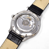 JUNGHANS ATTACHE AUTOMATIC ANALOG WATCH 027/4782.00 BLACK 保証書付き ユンハンス アタッシェ パワーリザーブ オートマティック 腕時計 自動巻き アナログ ウォッチ メンズ ブラック 黒