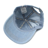 GANNI CAP A6919 676 L.DENIM ガニー キャップ 帽子 ベースボール ロゴ デニム おしゃれ ウィメンズ レディース ライトデニム ライトブルー