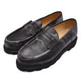 Paraboot REIMS SHOES MENS 0994 12 UK6.5 7 7.5 8 8.5 9 9.5 NOIR パラブーツ ランス ローファー ブーツ 靴 ローカット ビジネス シューズ カジュアル メンズ ブラック