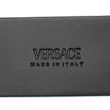 VERSACE LEATHER BELT 1003873 DVTP1 1B00V 80 85 90 95 100 105 BLACK ヴェルサーチ ベルト レザー ビジネス カジュアル おしゃれ レディース メンズ ブラック