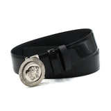 VERSACE REVERSIBLE BELT THE JELLYFISH 1012113 1A13471 1B00P BLACK 75 80 85 90 95 100 ヴェルサーチ ベルト メドゥーサ ビギー レザー メンズ レディース ブラック
