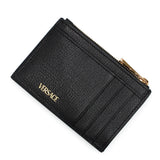 VERSACE CARD HOLDER 1016785 1A10544 1B00V BLACK ヴェルサーチ カードホルダー コインケース ミニ 財布 メドゥーサ カードケース カード入れ 小銭入れ ヴェルサーチェ メンズ レディース ブラック