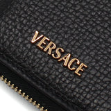 VERSACE ZIP WALLET 1016840 1A13695 1B00V BLACK ヴェルサーチ ジッパー ウォレット カードホルダー コインケース ミニ 財布 カードケース 小銭入れ ヴェルサーチェ メンズ レディース ブラック