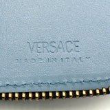 VERSACE ZIP WALLET 1016840 1A13695 1B00V BLACK ヴェルサーチ ジッパー ウォレット カードホルダー コインケース ミニ 財布 カードケース 小銭入れ ヴェルサーチェ メンズ レディース ブラック