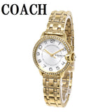 COACH ARDEN QUARTZ ANALOG WATCH 14503816 SILVERWHITE GOLD 保証書付き コーチ アーデン クォーツ アナログ 腕時計 電池式 ウォッチ レディース シルバーホワイト ゴールド