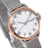 COACH ARDEN QUARTZ ANALOG WATCH 14503864 WHITE SILVER 保証書付き コーチ アーデン 腕時計 クォーツ アナログ 電池式 ウォッチ レディース ホワイト シルバー