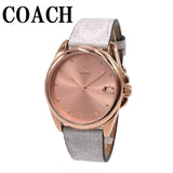 COACH Greyson QUARTZ ANALOG WATCH 14504113 ROSEGOLD BEIGE 保証書付き コーチ グレイソン シグネチャー 腕時計 クォーツ アナログ 電池式 ウォッチ レディース ローズゴールド ベージュ