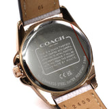 COACH Greyson QUARTZ ANALOG WATCH 14504113 ROSEGOLD BEIGE 保証書付き コーチ グレイソン シグネチャー 腕時計 クォーツ アナログ 電池式 ウォッチ レディース ローズゴールド ベージュ