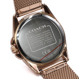 COACH Greyson QUARTZ ANALOG WATCH 14504143 ROSEGOLD 保証書付き コーチ グレイソン シグネチャー 腕時計 クォーツ アナログ 電池式 ウォッチ レディース ローズゴールド