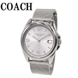 COACH Greyson QUARTZ ANALOG WATCH 14504146 SILVER 保証書付き コーチ グレイソン シグネチャー 腕時計 クォーツ アナログ 電池式 ウォッチ レディース シルバー