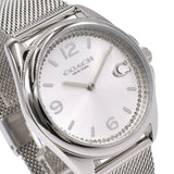 COACH Greyson QUARTZ ANALOG WATCH 14504146 SILVER 保証書付き コーチ グレイソン シグネチャー 腕時計 クォーツ アナログ 電池式 ウォッチ レディース シルバー
