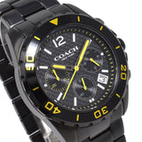 COACH KENT QUARTZ ANALOG WATCH 14602563 BLACK 保証書付き コーチ ケント クォーツ アナログ 腕時計 電池式 ウォッチ メンズ ブラック