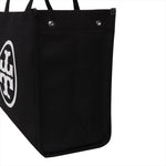 TORY BURCH ELLA TOTE BAG CANVAS 148792002 BLACK D.FAWN トリーバーチ エラ トートバッグ ダブルT ロゴ キャンバス レディース ブラック
