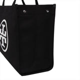 TORY BURCH ELLA TOTE BAG CANVAS 148792002 BLACK D.FAWN トリーバーチ エラ トートバッグ ダブルT ロゴ キャンバス レディース ブラック