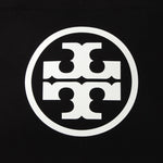 TORY BURCH ELLA TOTE BAG CANVAS 148792002 BLACK D.FAWN トリーバーチ エラ トートバッグ ダブルT ロゴ キャンバス レディース ブラック