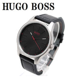 HUGO BOSS 1530018 DARE QUARTZ ANALOG WATCH BLACK ヒューゴボス 腕時計 アナログ クォーツ 電池式 ウォッチ レザー メンズ ブラック