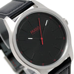 HUGO BOSS 1530018 DARE QUARTZ ANALOG WATCH BLACK ヒューゴボス 腕時計 アナログ クォーツ 電池式 ウォッチ レザー メンズ ブラック