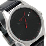 HUGO BOSS 1530018 DARE QUARTZ ANALOG WATCH BLACK ヒューゴボス 腕時計 アナログ クォーツ 電池式 ウォッチ レザー メンズ ブラック