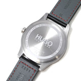 HUGO BOSS 1530018 DARE QUARTZ ANALOG WATCH BLACK ヒューゴボス 腕時計 アナログ クォーツ 電池式 ウォッチ レザー メンズ ブラック