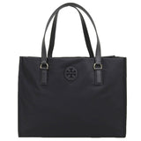TORY BURCH ELLA SMALL TOTE BAG 160633001 BLACK トリーバーチ エラ スモール トートバッグ ダブルT ロゴ ナイロン レディース ブラック