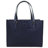 TORY BURCH ELLA SMALL TOTE BAG 160633405 NAVY トリーバーチ エラ スモール トートバッグ ダブルT ロゴ ナイロン レディース ネイビー