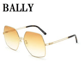 BALLY SUNGLASSES ASIAN FIT BY0015-H 28F 61 ORANGE GOLD バリー サングラス アジアンフィット UVカット 紫外線カット ノーズパッド 鼻あて メンズ レディース オレンジ ゴールド