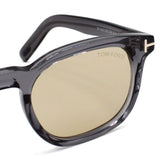 TOM FORD SUNGLASSES ASIAN FIT FT1122D 20E 52 LIGHT BROWN GREY CLEAR トムフォード サングラス アジアンフィット メガネ 眼鏡 UVカット 紫外線カット メンズ レディース ライトブラウン グレー クリア