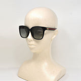 国内正規品 GUCCI SUNGLASSES ASIAN FIT GG0715SA 001 GREY BLACK グッチ サングラス アジアンフィット UVカット 紫外線カット メンズ レディース グレー ブラック