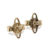 Vivienne Westwood PINA BAS RELIEF EARRINGS 62010131 R108 GOLD ヴィヴィアン ウエストウッド ピアス ピナ バス レリーフ オーブ 両耳 レディース ゴールド