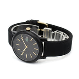 LACOSTE QUARTZ ANALOG SILICONE STRAP WATCH L.12.12 2001212 BLACK ラコステ 腕時計 クォーツ アナログ 電池式 ウォッチ レディース ブラック