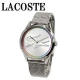 LACOSTE QUARTZ ANALOG WATCH LADYCROC 2001259 SILVER ラコステ 腕時計 クォーツ アナログ 電池式 ウォッチ レディース シルバー