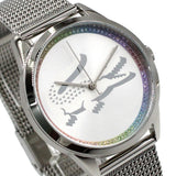 LACOSTE QUARTZ ANALOG WATCH LADYCROC 2001259 SILVER ラコステ 腕時計 クォーツ アナログ 電池式 ウォッチ レディース シルバー