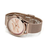 LACOSTE QUARTZ ANALOG WATCH LADYCROC 2001261 PINK GOLD ラコステ 腕時計 クォーツ アナログ 電池式 ウォッチ レディース ピンクゴールド