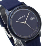 LACOSTE QUARTZ ANALOG SILICONE STRAP WATCH L.12.12 MOVE 2001290 NAVY ラコステ 腕時計 クォーツ アナログ 電池式 ウォッチ レディース ネイビー