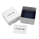 LACOSTE QUARTZ ANALOG SILICONE STRAP WATCH L.12.12 MOVE 2001290 NAVY ラコステ 腕時計 クォーツ アナログ 電池式 ウォッチ レディース ネイビー