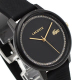 LACOSTE QUARTZ ANALOG SILICONE STRAP WATCH L.12.12 MOVE 2001310 BLACK ラコステ 腕時計 クォーツ アナログ 電池式 ウォッチ レディース ブラック
