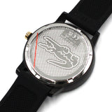 LACOSTE QUARTZ ANALOG SILICONE STRAP WATCH L.12.12 MOVE 2001310 BLACK ラコステ 腕時計 クォーツ アナログ 電池式 ウォッチ レディース ブラック