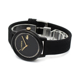 LACOSTE QUARTZ ANALOG SILICONE STRAP WATCH L.12.12 MOVE 2001310 BLACK ラコステ 腕時計 クォーツ アナログ 電池式 ウォッチ レディース ブラック