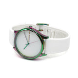 LACOSTE QUARTZ ANALOG SILICONE STRAP WATCH FALDA 2001353 RAINBOW WHITE ラコステ 腕時計 クォーツ アナログ 電池式 ウォッチ レディース レインボー ホワイト