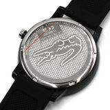 LACOSTE QUARTZ ANALOG SILICONE STRAP WATCH L.12.12 MOVE 2011171 BLACK ラコステ 腕時計 クォーツ アナログ 電池式 ウォッチ メンズ ブラック