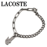 LACOSTE BRACERET CROCODILE 2040146 SILVER ラコステ ブレスレット アクセサリー 腕輪 おしゃれ レディース シルバー