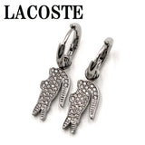 LACOSTE EARRINGS CROCODILE 2040283 SILVER ラコステ ピアス 両耳 アクセサリー レディース シルバー