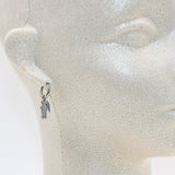 LACOSTE EARRINGS CROCODILE 2040283 SILVER ラコステ ピアス 両耳 アクセサリー レディース シルバー