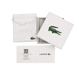 LACOSTE EARRINGS CROCODILE 2040283 SILVER ラコステ ピアス 両耳 アクセサリー レディース シルバー